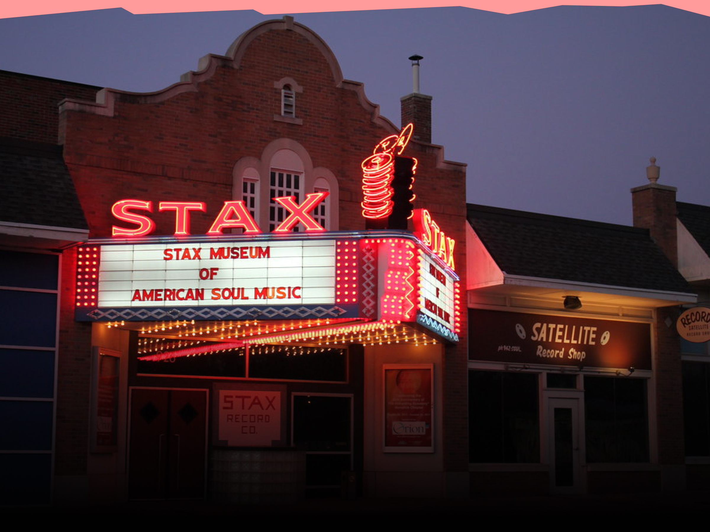 Stax marquee at night